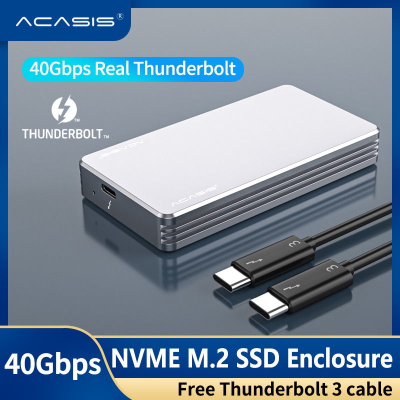Box Hard drive SSD M2 NVMe PCIe to thunderbolt 3 4 speed 40GB fastest