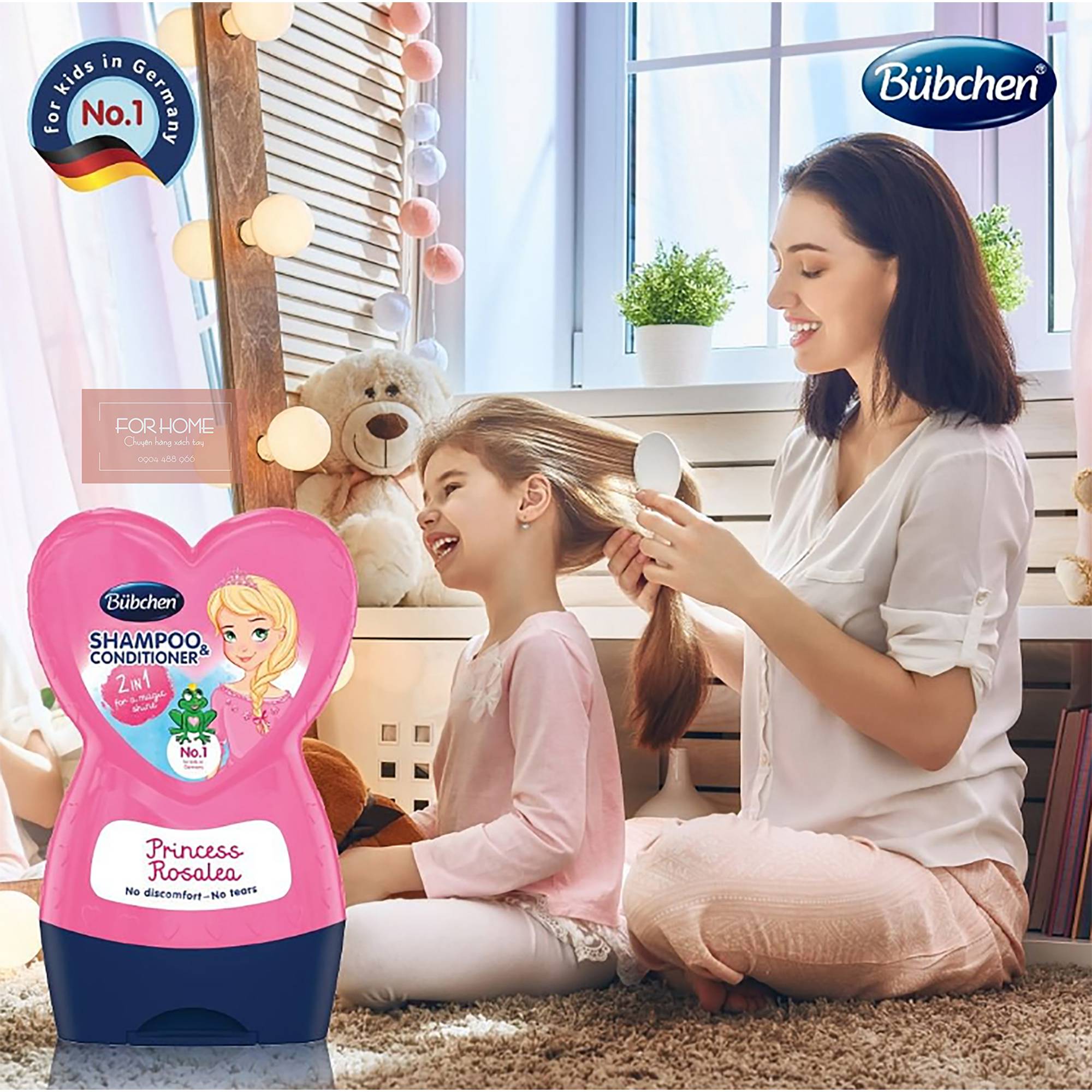 Bubchen gội xả công chúa