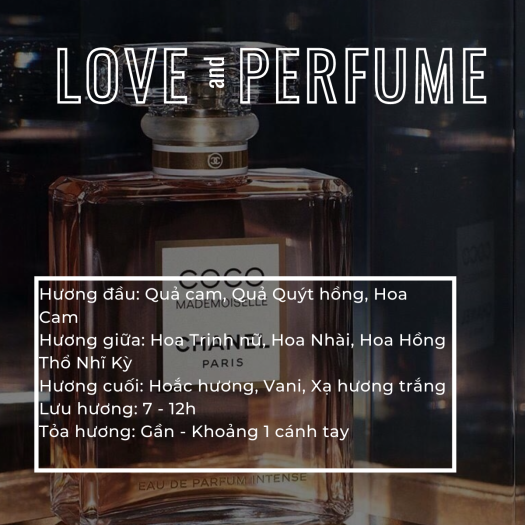 Nước hoa Coco Chanel và Chance Chanel 10ml cho cô bạn thân