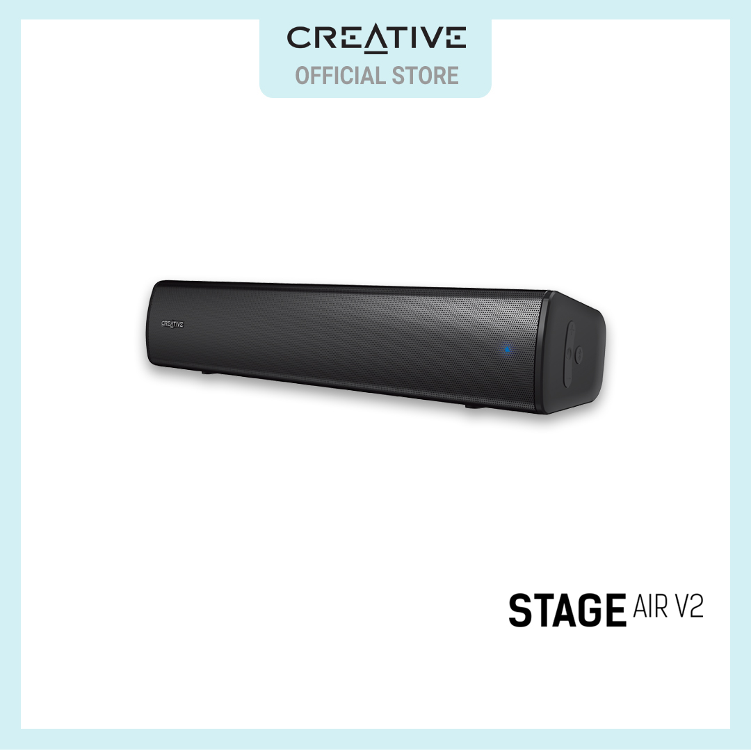 Creative Stage V2 2.1 Soundbar and Subwoofer with Clear Dialog and Surround  by Sound Blaster for TV and Desktop Monitor - Creative Labs (United States)