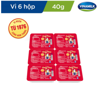 Sữa Đặc Ông Thọ Đỏ Có Đường 40gr - Vỉ 6 Hộp
