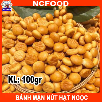 Bánh Nút Hạt Ngọc 100gr/ Bánh Quy Mặn Nút Hạt Ngọc 100gr (NCFOOD)