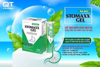 THỰC PHẨM BẢO VỆ SỨC KHỎE DẠ DÀY STOMAXX GEL giảm acid dịch vị, giúp bảo vệ niêm mạc dạ dày