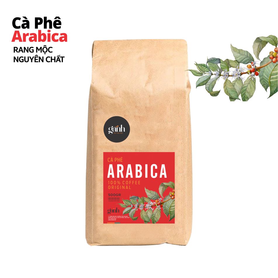 Cà phê nguyên chất rang mộc Xay Sẵn - Pha Phin và Pha Máy - Cafe Arabica (500gr) Vị chua thanh tự nhiên - Gu Coffee Americano - Cold Brew