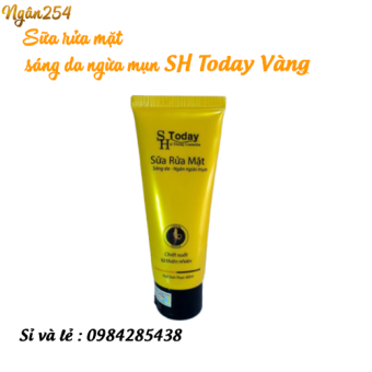 Sữa rửa mặt sáng da ngừa mụn SH Today Vàng