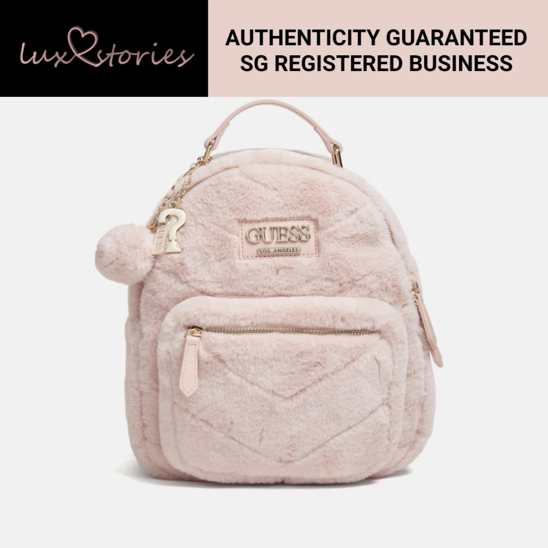 guess mini backpack brown