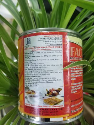 Kem Sữa đặc Royale Queen nắp giật cao cấp  nhập khẩu Malaysia 390gram (date tháng 10/2022)