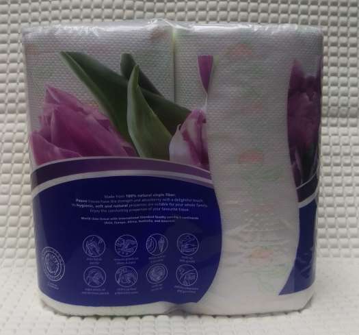 Khăn giấy bếp Paseo 2 cuộn in hoa