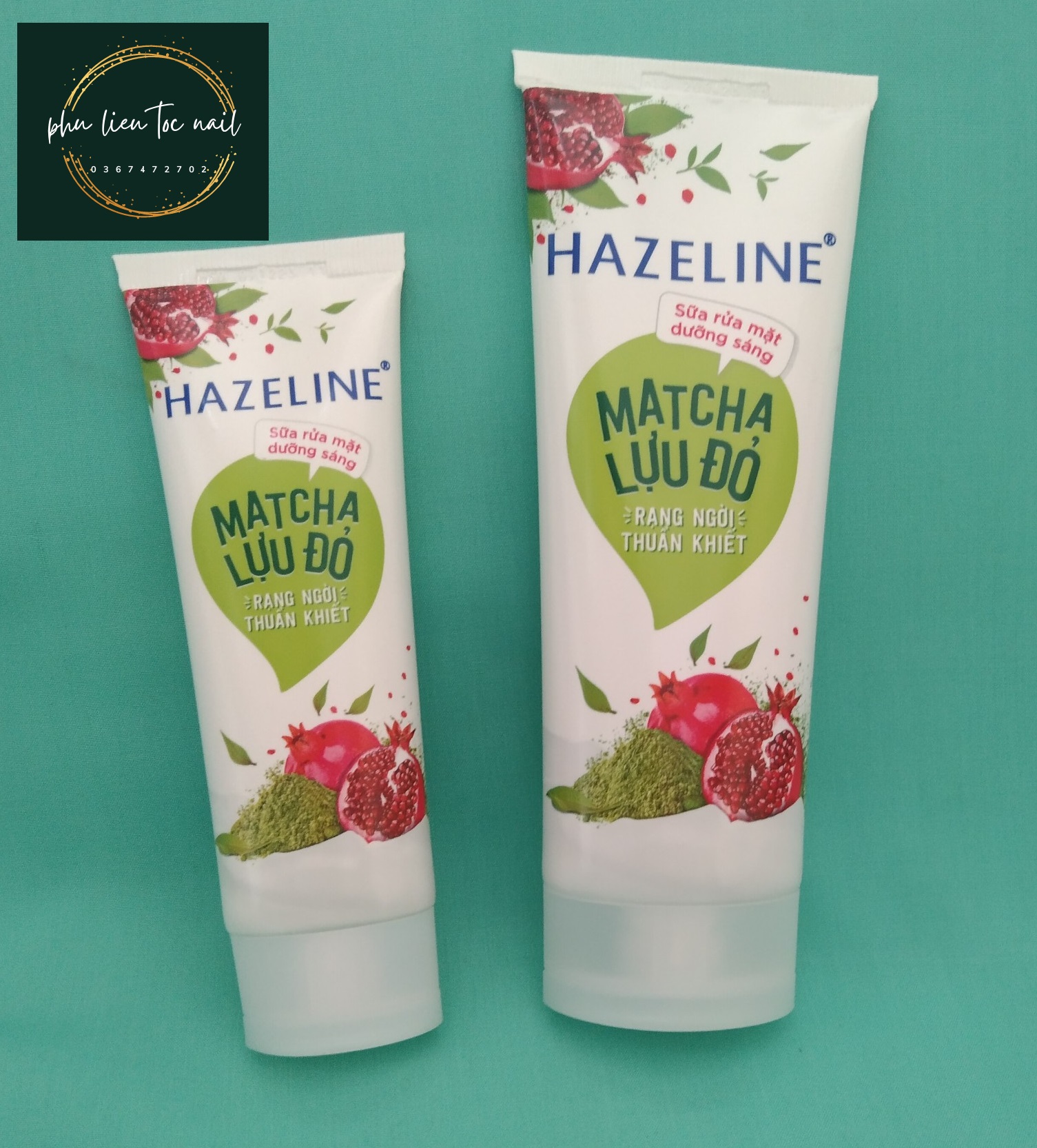 Sữa rửa mặt Hazaline Matcha Lựu đỏ - Trường Thọ, TĐ