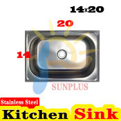 Stainless Steel Kitchen Sink with Strainer by LABABO