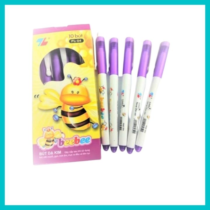 Bút dạ kim Bee bee, Thiên Long, 10 cây bút dạ kim,