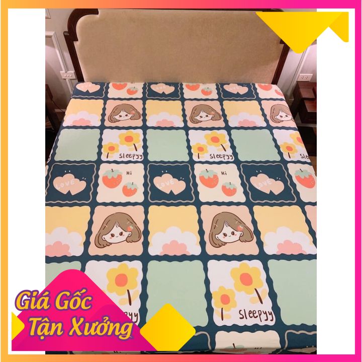 Ga chống thấm cotton muso chất liệu siêu mềm mại mát mịn chống thấm nước cao cấp cho bé