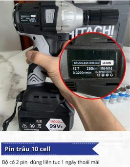 Máy khoan và siết Bulong dùng pin  72V OZITO  Sạc cao cấp 220V