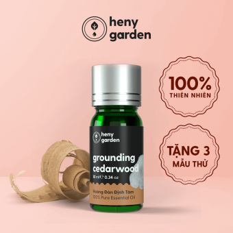 Tinh Dầu Hoàng Đàn (Cedarwood) Làm Nến Thơm Xông Thơm Phòng Kèm Video Hướng Dẫn Làm Nến Thơm - Có Kiểm Định Chất Lượng QUATEST 3 - Nguyên Liệu Làm Nến Thơm Dụng Cụ Làm Nến Sáp Làm Nến Heny Garden