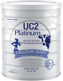 Sữa bột UC2 Platinum Calcium Max+ 800g (ngăn ngừa loãng xương)