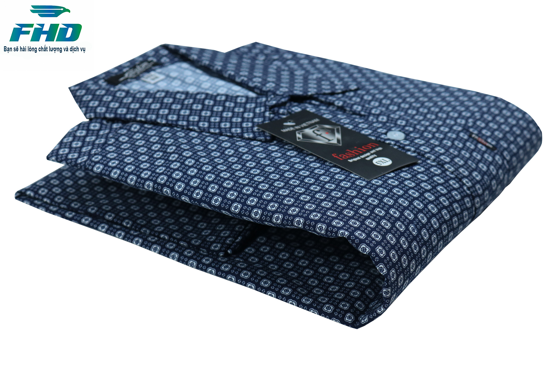 Áo sơ mi nam kate trung niên tay ngắn vải mềm mịn bền màu form rộng rãi màu sắc nhã nhặn phù hợp tuổi trung niên FHDA011_3