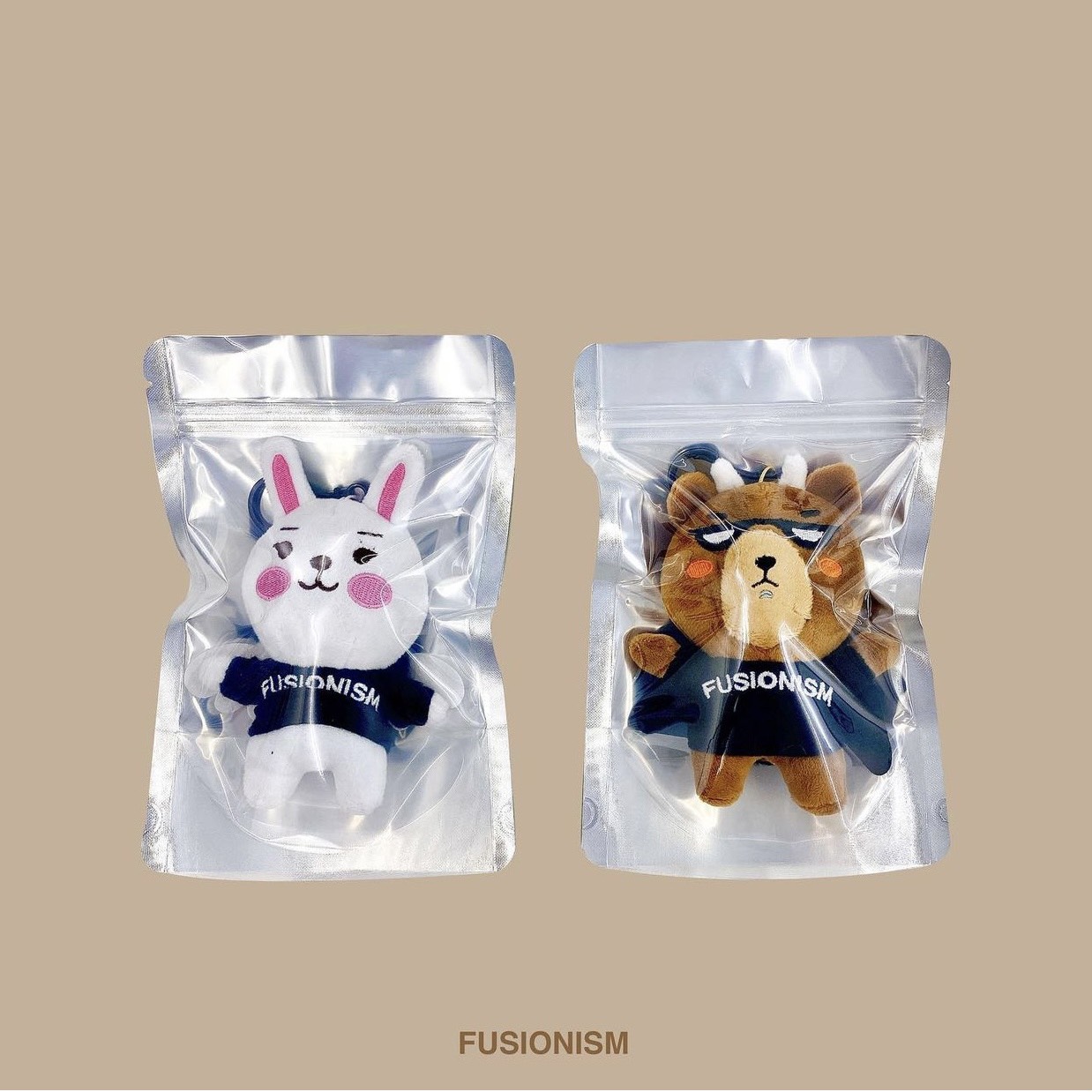 Móc Khoá - Keychain Gấu Bông YIYI YAYA - Kích thước 12x12cm nhỏ gọn xinh xắn
