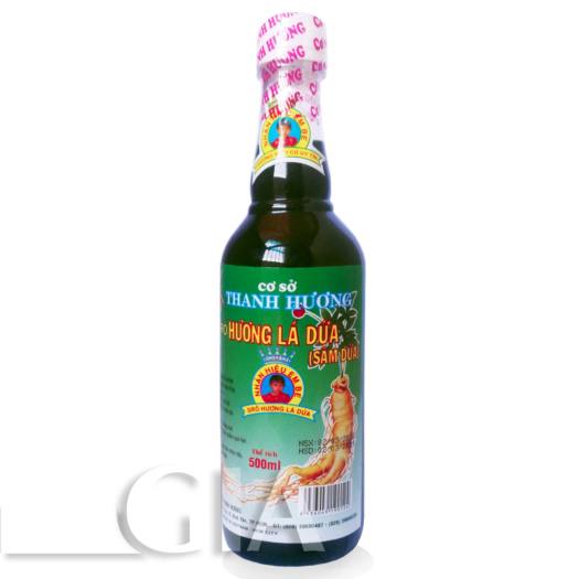 Siro Thanh Hương hương sâm dứa chai 500ml si rô, syrup pha trà, trà sữa, đá bào