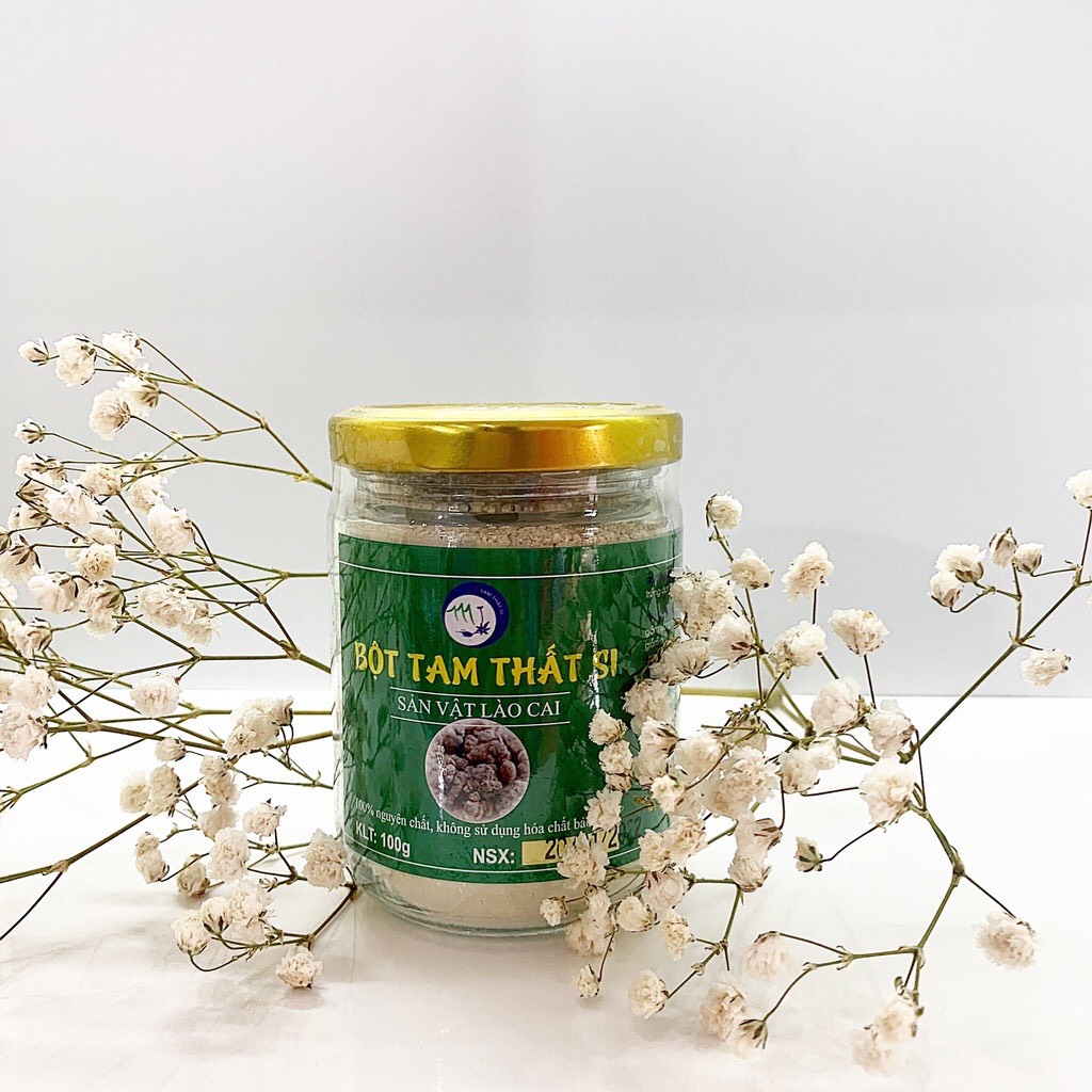 Bột tam thất si lào cai 100g - nguyên chất 100% - tinh hoa lào cai