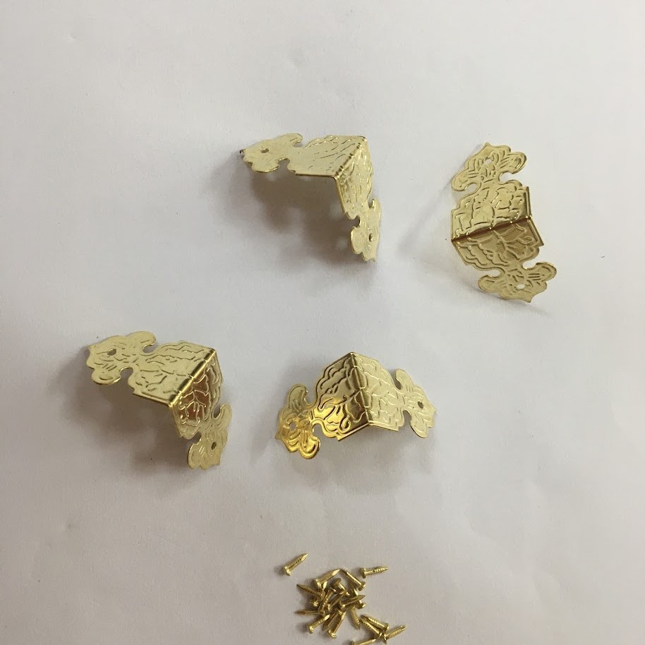 Bịt góc hộp gỗ trang trí hộp gỗ đồ gỗ phụ kiện trang trí