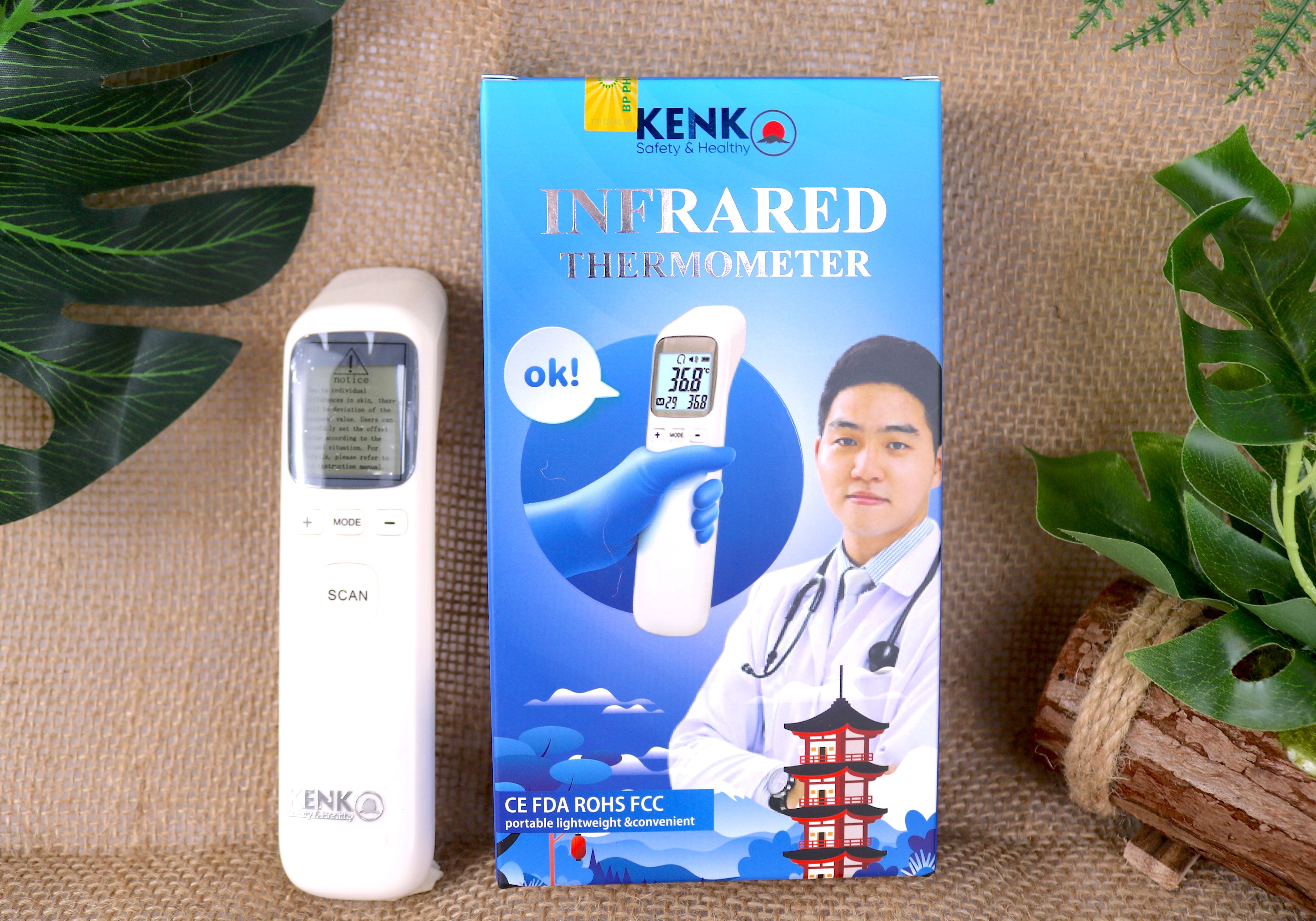 Nhiệt kế hồng ngoại 3 chức năng