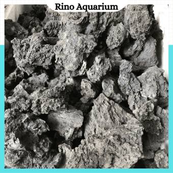 Đá Đen Gia Lai Trang Trí Bể Thuỷ Sinh - Bể Cá Cảnh Hàng Đẹp (1KG)
