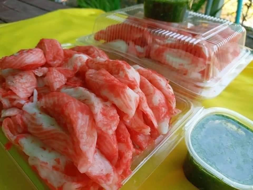 รูปภาพรายละเอียดของ (พร้อมส่ง) อาหารทะเล ปูอัดอลาสก้า ( แพค 1 kg.) ปูอัด สด ใหม่ สะอาด อร่อยมว๊ากก ราคาถูกที่สุด