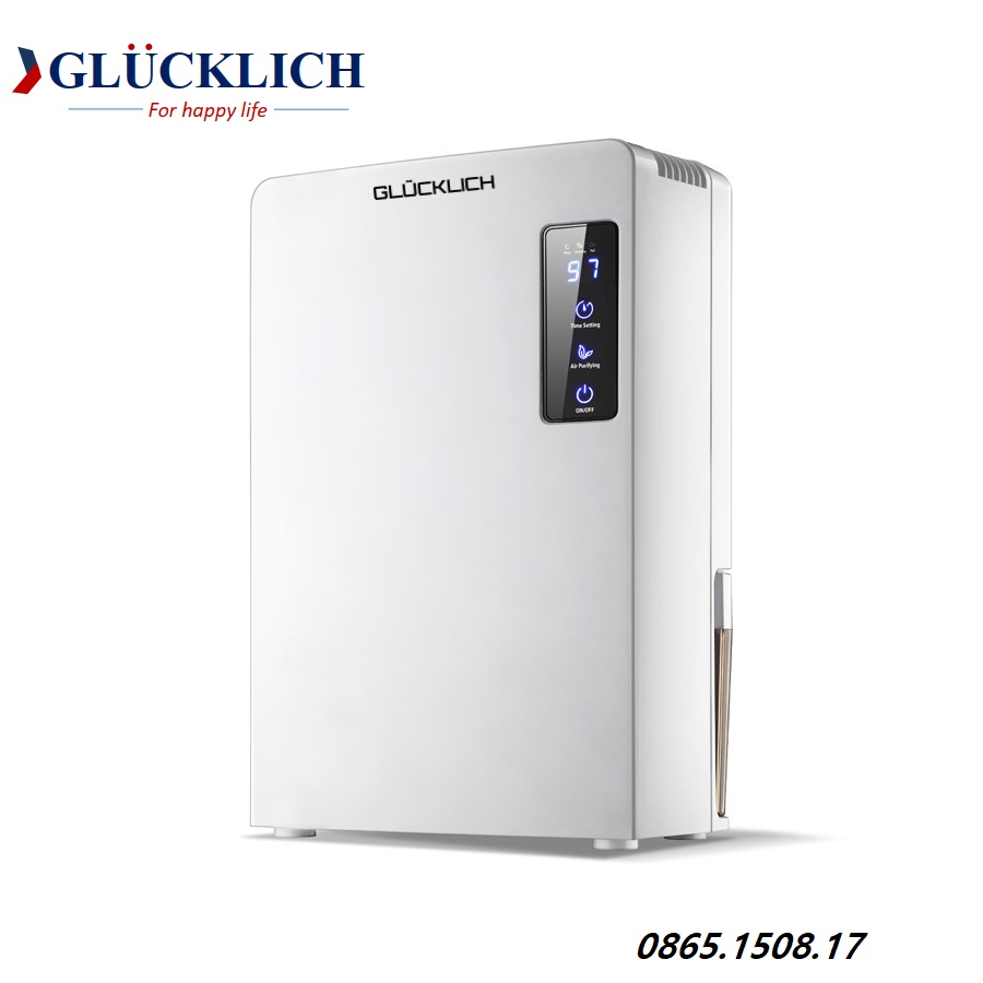 Máy hút ẩm lọc không khí Glucklich có hẹn giờ GL-2200A- Thương hiệu GLÜCKLICH của Đức - Hút ẩm và lọc không khí hiệu quả - Bảo hành 1 năm - Máy hút ẩm Wintem