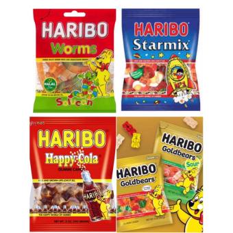 HARIBO Combo 5 Gói Kẹo Dẻo Haribo Các Vị Size 80gr