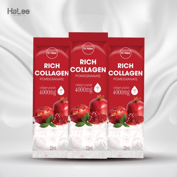 Collagen lựu đỏ dr halee hộp 14 gói 25ml