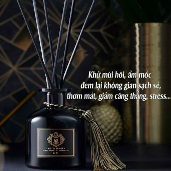 Tinh dầu thơm phòng nước hoa thiên nhiên khuếch tán que gỗ Phiên Bản Đen Sang Trọng