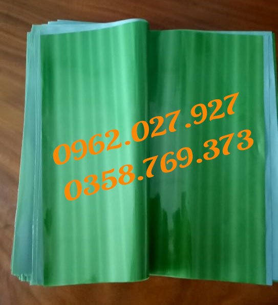 Lá chuối giả gói nem chua, chả lụa size 32*32 (gói 200-300gram nem chả)