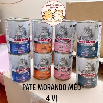 MIGLIOR/MORANDO PATE Ý CHO CHÓ MÈO LON 400G