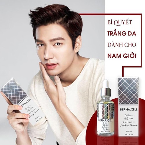 Serum Derma.Cell giúp da mềm mại và đủ độ ẩm - làm mờ các vết sạm đen, thâm, nám, tàng nhang