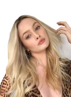 TSE Tóc Giả Xoăn Dài Không Mái Tóc Giả Phong Cách Châu Âu Và Mỹ Màu Vàng Gradient Đen Nhuộm Tóc Giả Nữ Từ Sợi Hóa Học 60Cm