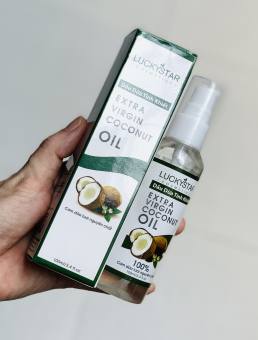 1 CHAI DẦU DỪA NGUYÊN CHẤT EXTRA VIRGIN COCONUT OIL LUCKYSTAR 100ML