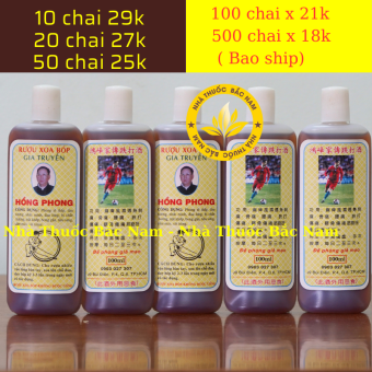 Dầu Xoa Bóp Hồng Phong 100ml - Xoa bóp giảm đau nhức