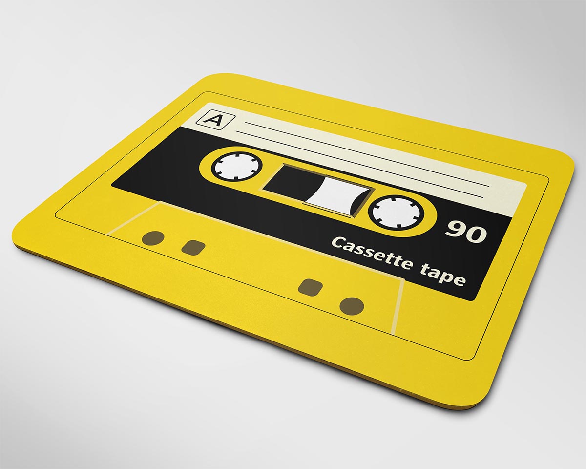 [HCM]Miếng lót chuột đẹp mẫu Catsset (Vàng) (Nhiều kích thước)