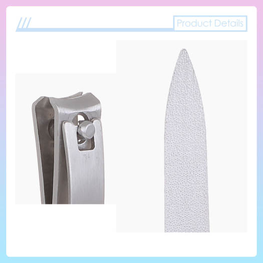 Bộ cắt móng tay Miniso đồ cắt móng tay phụ kiện nail bộ kềm cắt móng tay nail kit (Bạc)