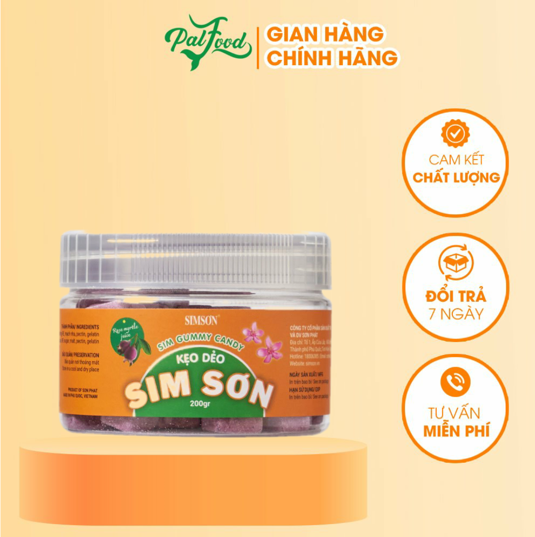 Kẹo sim - hũ 200g -simson - palfood