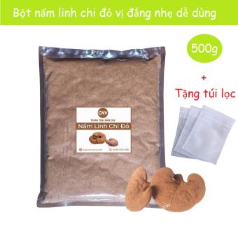 Bột nấm linh chi đỏ Việt Nam 500g (Xích chi vị đắng nhẹ) - Cây Nấm Việt