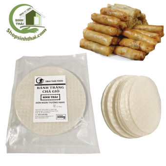 Bánh tráng chả giò Sinh Thái Food 300g, bánh tráng xuất khẩu thượng hạng