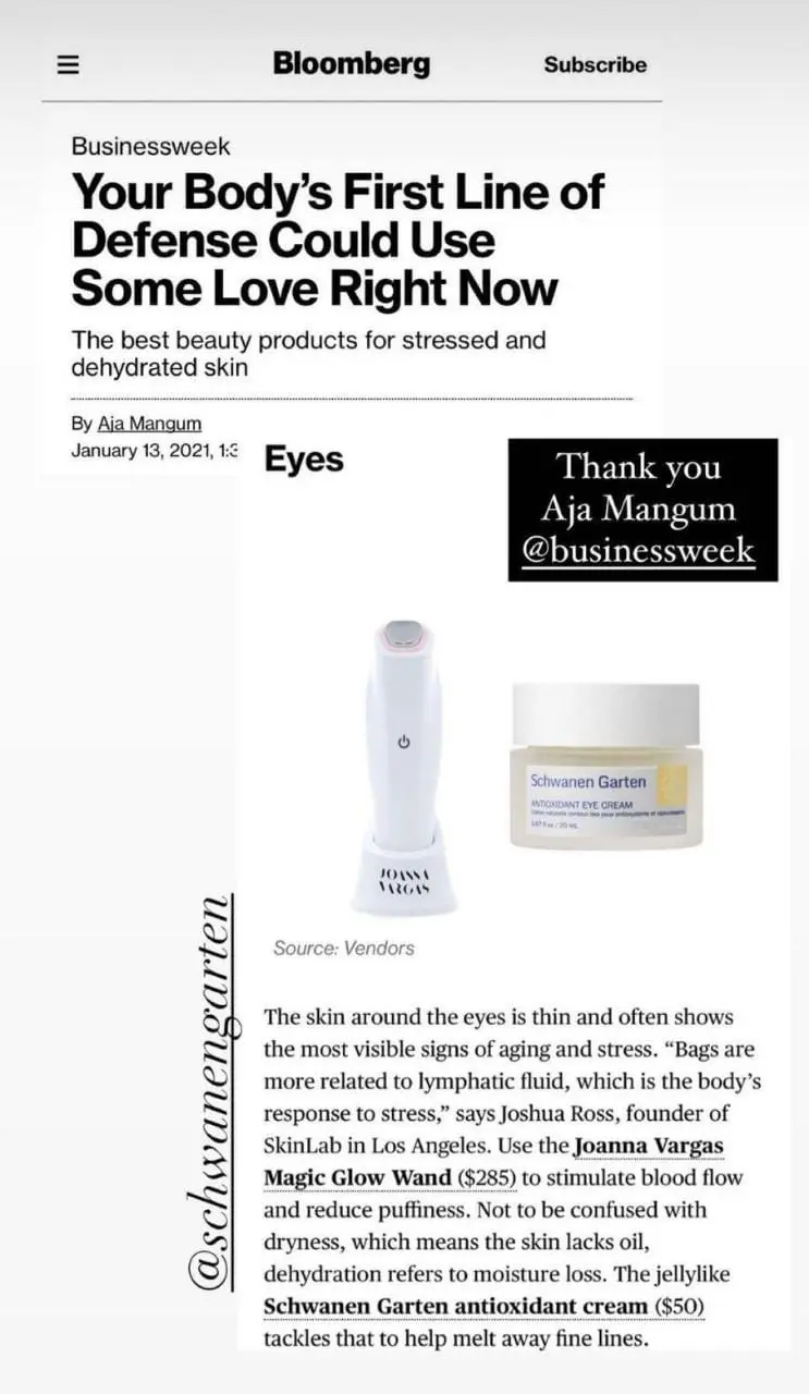 schwanen garten antioxidant eye cream