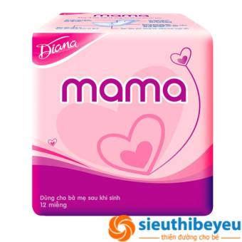 BỈM MAMA CHO MẸ SAU SINH GÓI 12 MIẾNG - DDM-BVS-01