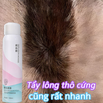 Xịt tẩy lông, kem tẩy lông nách, cánh tay, chân, tẩy lông nhanh chóng không đau 150ml, dùng cho nam nữ