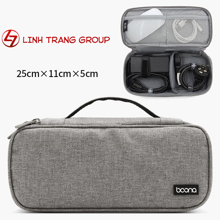Túi đựng phụ kiện Baona BN-B002- Cáp sạc pin dự phòng chuột máy tính - Oz95