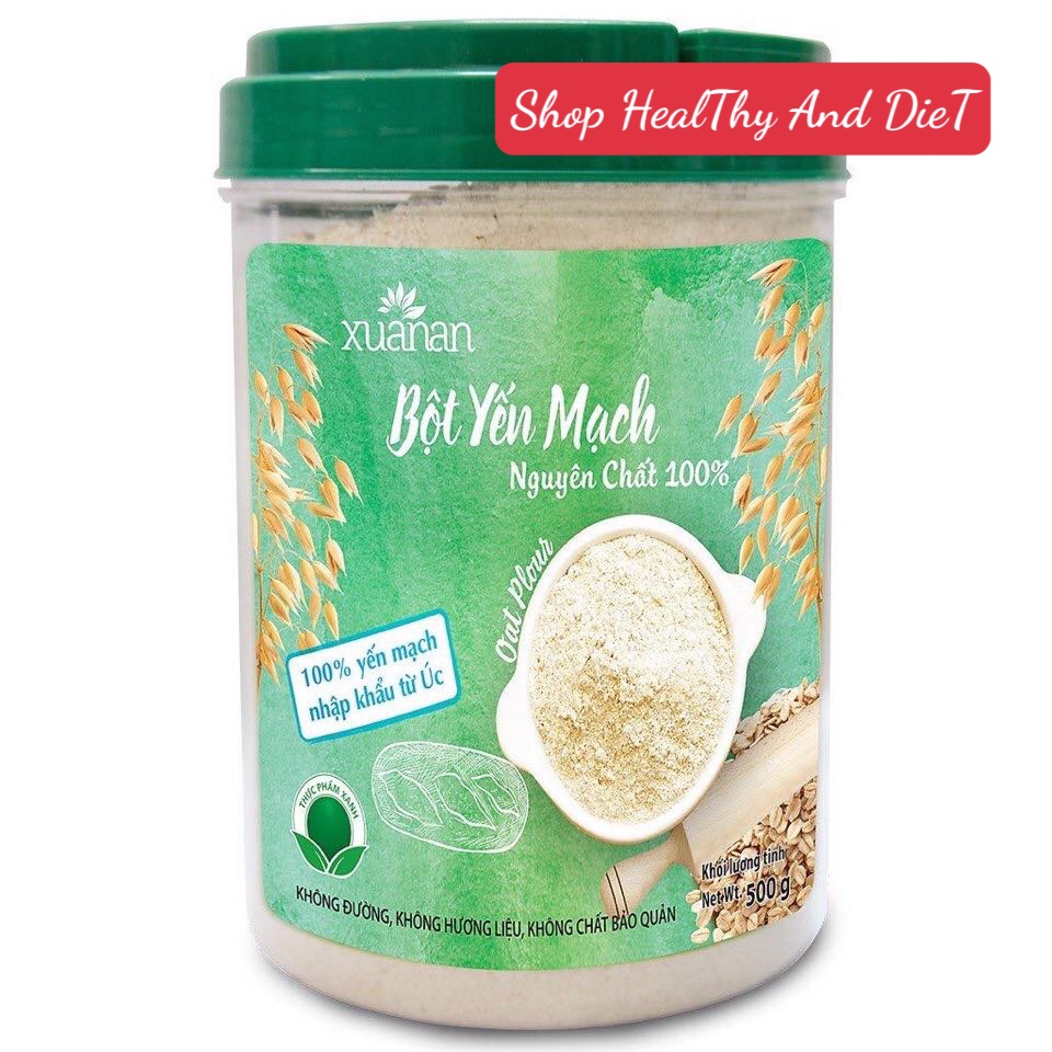 Bột Yến Mạch Xuân An Nguyên Cám Gói Hủ 500gr - Tặng 1 Gói Y.Mạch