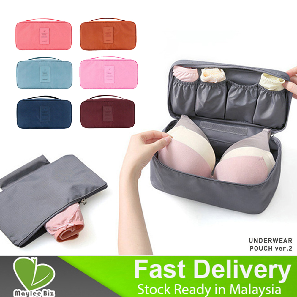 Dreamtale Multilayers Underwear Bra Pouch Storage Bag Multifunction Travel  Pouch Lingerie Travel Organiser Bag Case TVP045