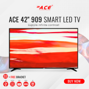 Ace 42" Smart TV with Android 9.0 and Bracket
