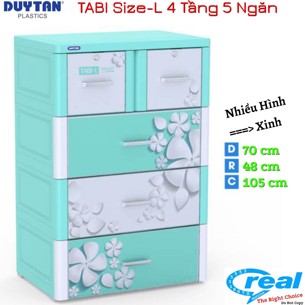 Tủ nhựa duy tân tabi-l dương hoa sứ